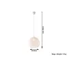 Suspension BALL, verre/acier, champagne/chrome, E27 - Pas cher