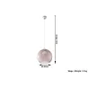 Suspension BALL, verre/acier, graphite/chrome, E27 - Pas cher