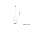 Suspension GINO, verre/acier, blanc/chrome, E27 - Pas cher