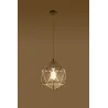 Suspension GASPARE, acier blanc, E27 - Pas cher