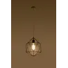 Suspension GASPARE, acier noir, E27 - Pas cher