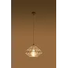 Suspension UMBERTO, acier blanc, E27 - Pas cher