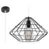 Suspension UMBERTO, acier noir, E27 - Pas cher