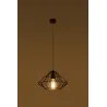 Suspension UMBERTO, acier noir, E27 - Pas cher