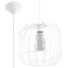 Suspension CELTA, acier blanc, E27 - Pas cher