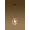 Suspension CELTA, acier blanc, E27 - Pas cher