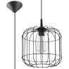 Suspension CELTA, acier noir, E27 - Pas cher