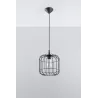 Suspension CELTA, acier noir, E27 - Pas cher