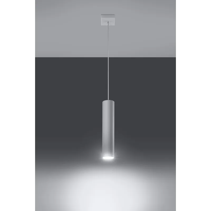 Suspension LAGOS 1, acier blanc, GU10 - Pas cher