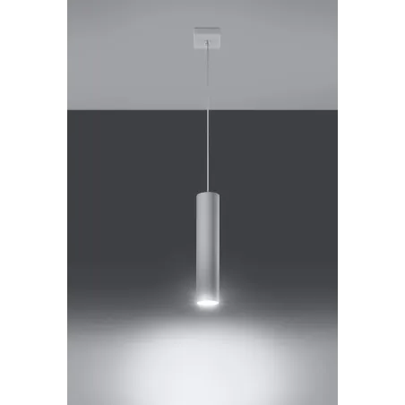 Suspension LAGOS 1, acier blanc, GU10 - Pas cher