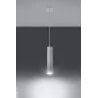 Suspension LAGOS 1, acier blanc, GU10 - Pas cher