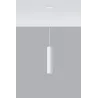 Suspension LAGOS 1, acier blanc, GU10 - Pas cher