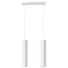 Suspension LAGOS 2, acier blanc, GU10 - Pas cher