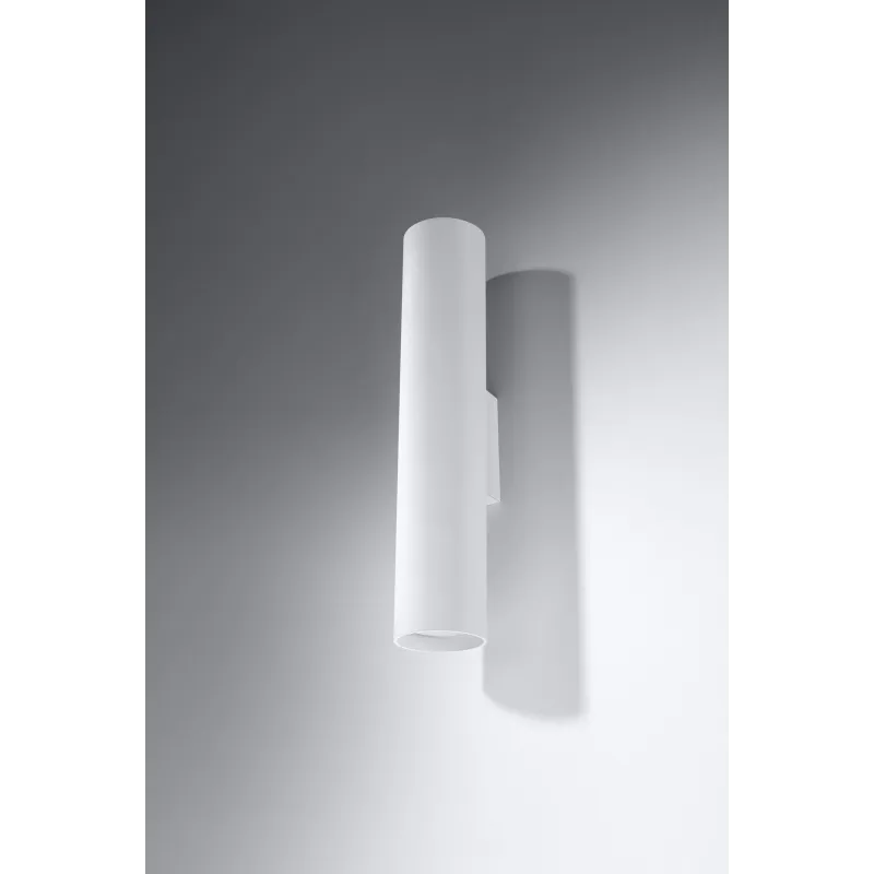Applique LAGOS, acier blanc, GU10 - Pas cher