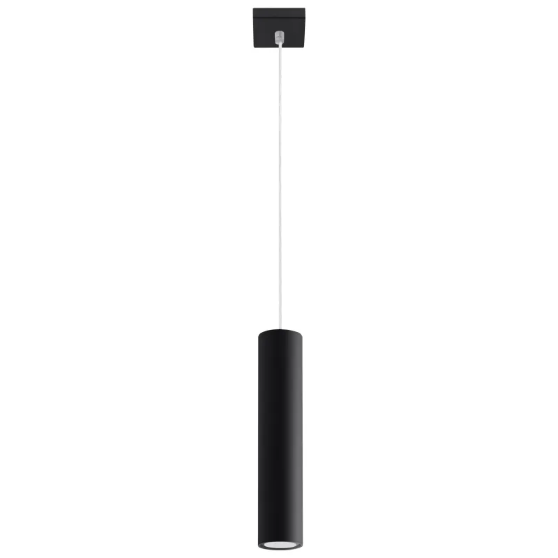 Suspension LAGOS 1, acier noir, GU10 - Pas cher