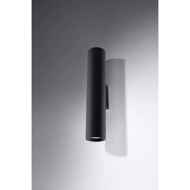 Applique LAGOS 2, acier noir, GU10 - Pas cher