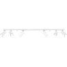 Plafonnier RING 6L, acier blanc, GU10 - Pas cher