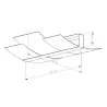 Plafonnier CELIA, acier Inox/verre, chrome/blanc, E27 - Pas cher