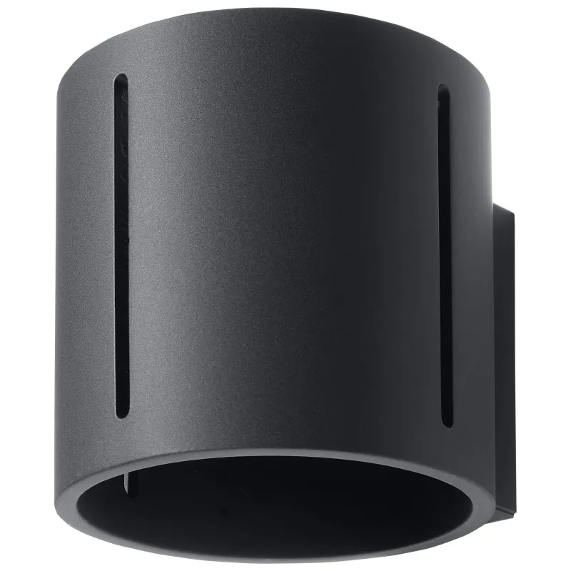 Applique INEZ noir, aluminium noir - Pas cher
