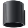 Applique INEZ noir, aluminium noir - Pas cher