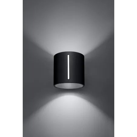 Applique INEZ noir, aluminium noir - Pas cher