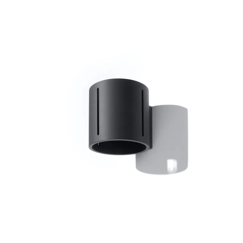 Applique INEZ noir, aluminium noir - Pas cher
