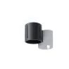 Applique INEZ noir, aluminium noir - Pas cher