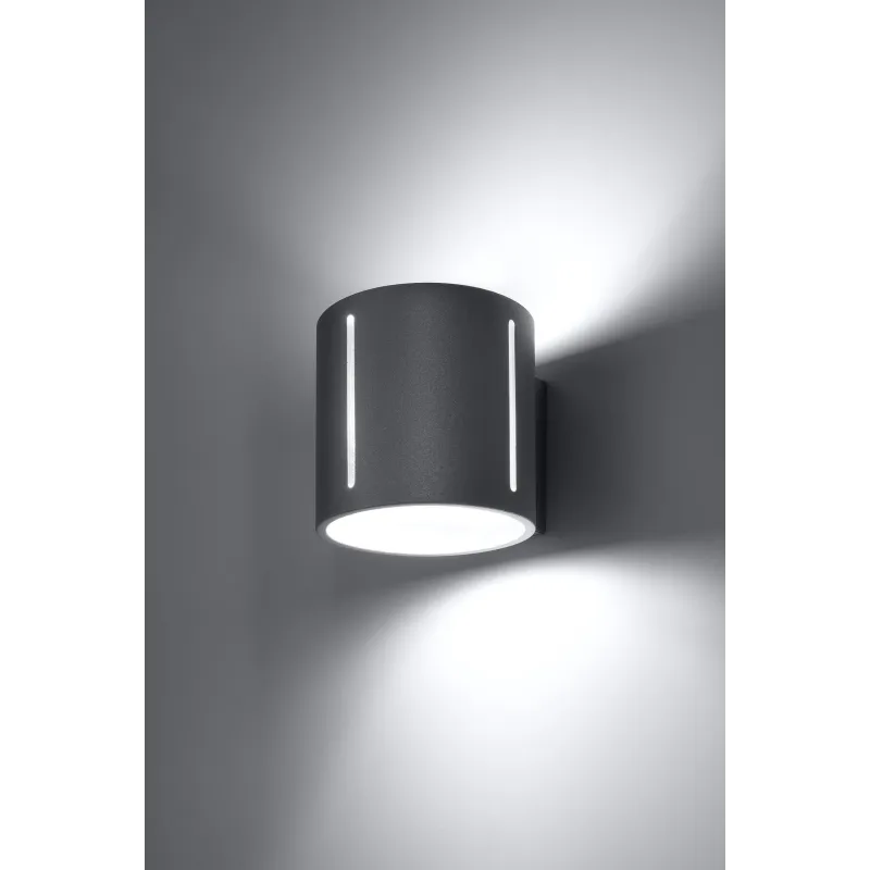 Applique INEZ, aluminium gris - Pas cher