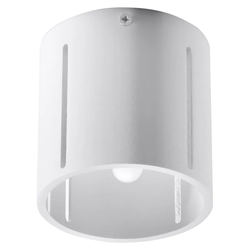 Plafonnier INEZ, aluminium blanc - Pas cher