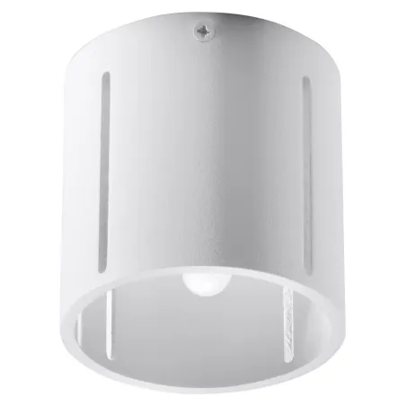 Plafonnier INEZ, aluminium blanc - Pas cher