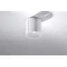 Plafonnier INEZ, aluminium blanc - Pas cher