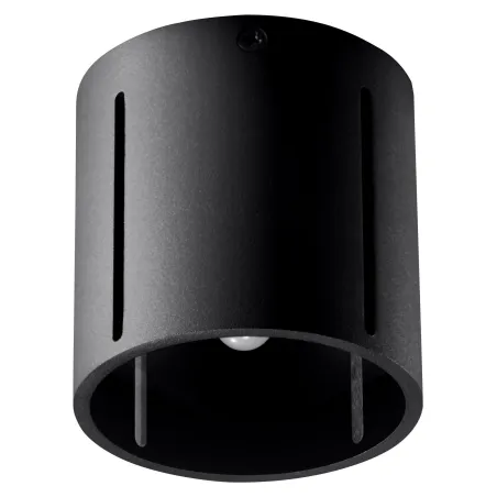Plafonnier INEZ, aluminium noir - Pas cher