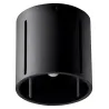 Plafonnier INEZ, aluminium noir - Pas cher
