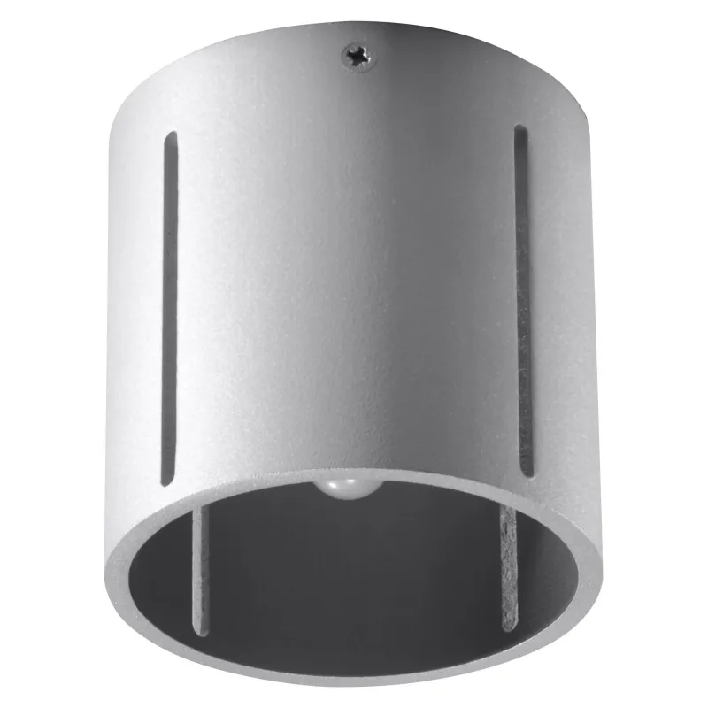 Plafonnier INEZ, aluminium gris - Pas cher