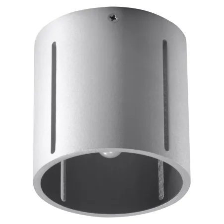 Plafonnier INEZ, aluminium gris - Pas cher