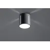 Plafonnier INEZ, aluminium gris - Pas cher