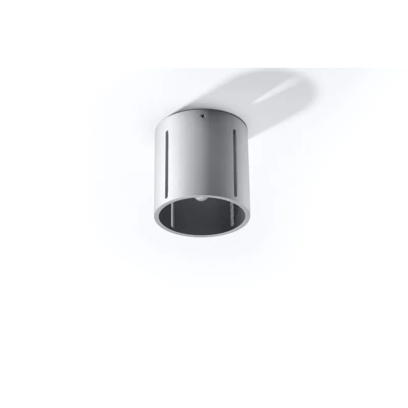 Plafonnier INEZ, aluminium gris - Pas cher