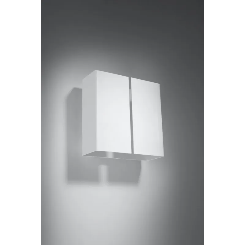 Applique LINEA, acier blanc - Pas cher