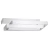 Applique FROST, acier blanc - Pas cher