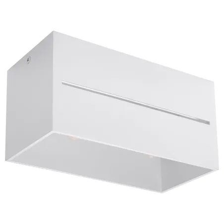 Plafonnier LOBO 2, aluminium blanc, GU10 - Pas cher