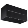 Plafonnier LOBO 2, aluminium noir, GU10 - Pas cher