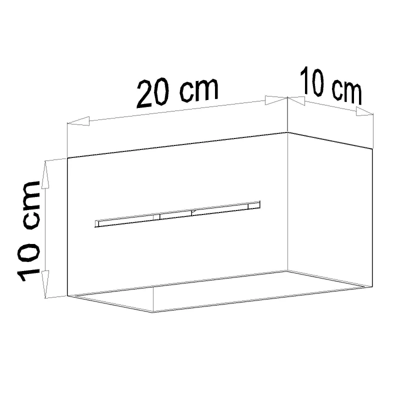 Plafonnier LOBO 2, aluminium noir, GU10 - Pas cher