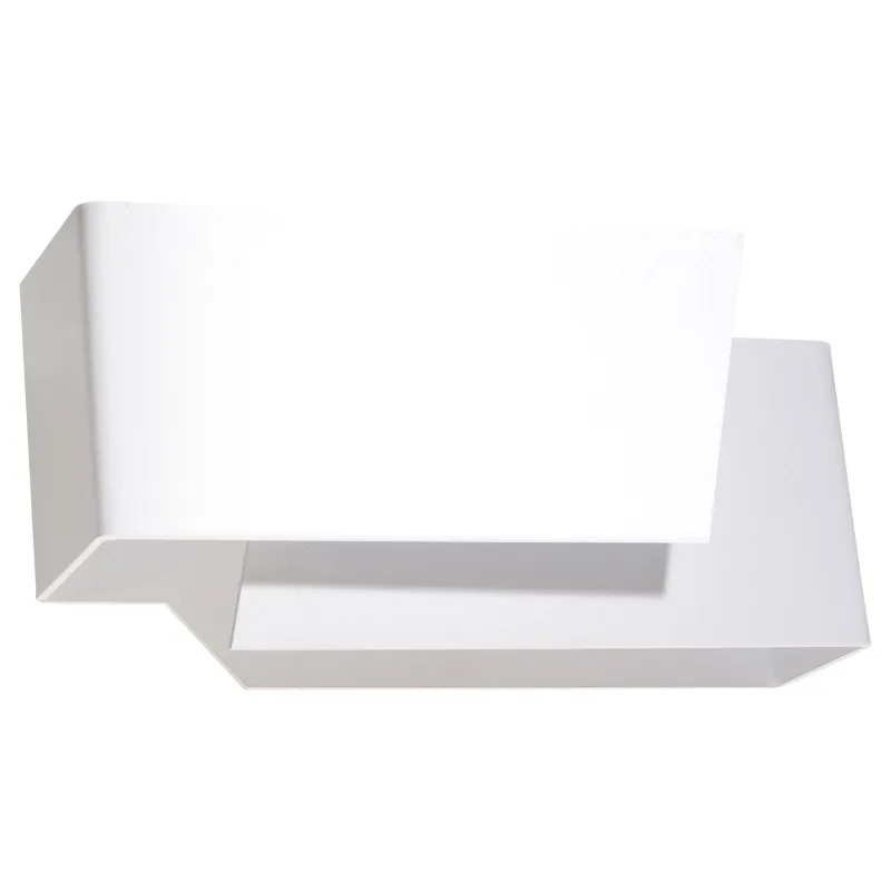 Applique PIEGARE, acier blanc - Pas cher