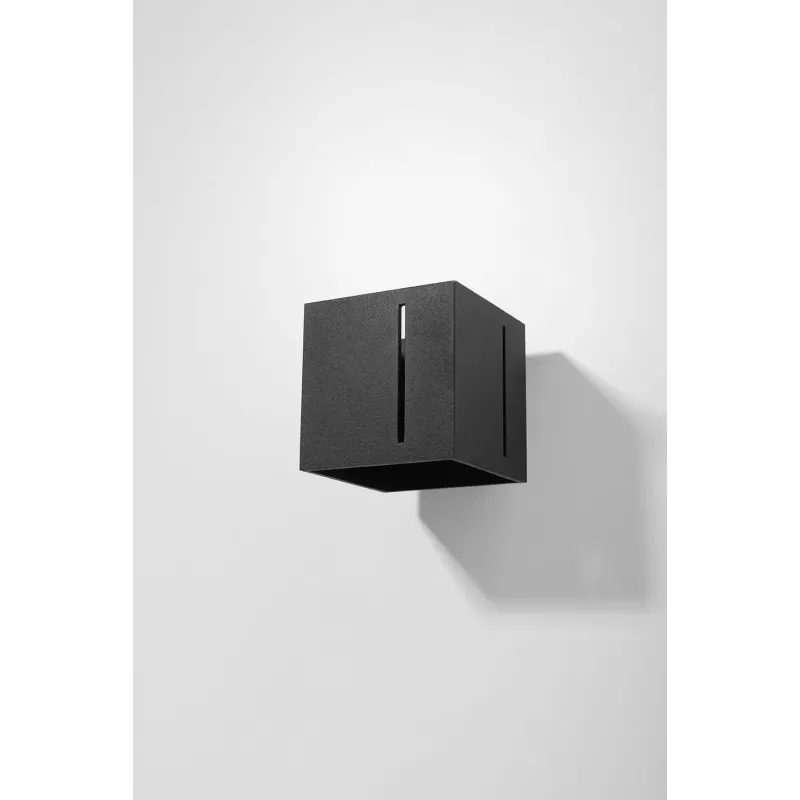 Applique PIXAR, aluminium noir - Pas cher