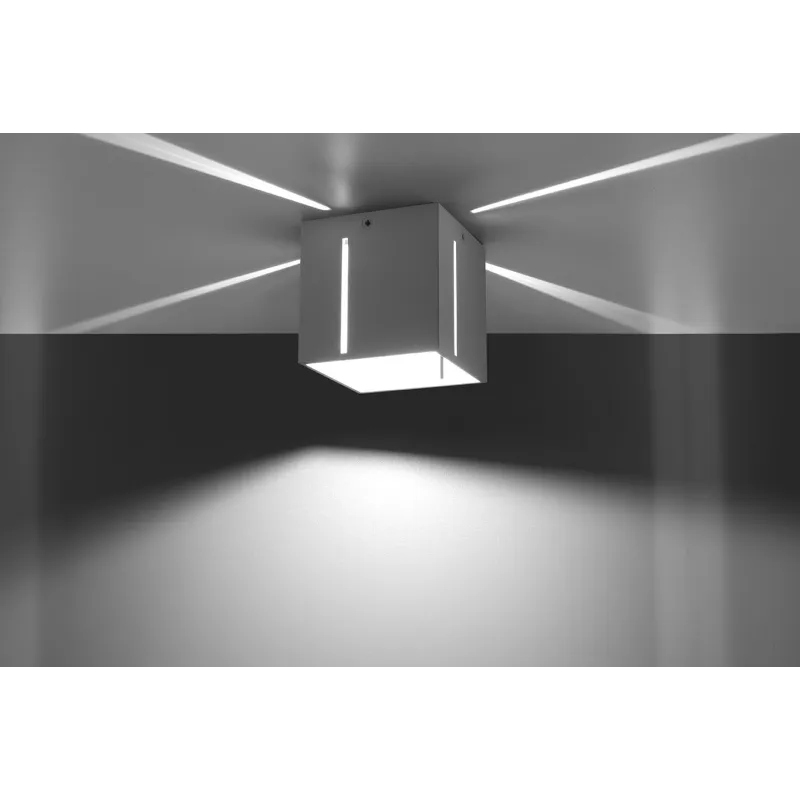 Plafonnier PIXAR, aluminium blanc - Pas cher