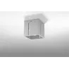 Plafonnier PIXAR, aluminium gris - Pas cher