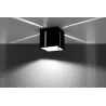 Plafonnier PIXAR, aluminium noir - Pas cher