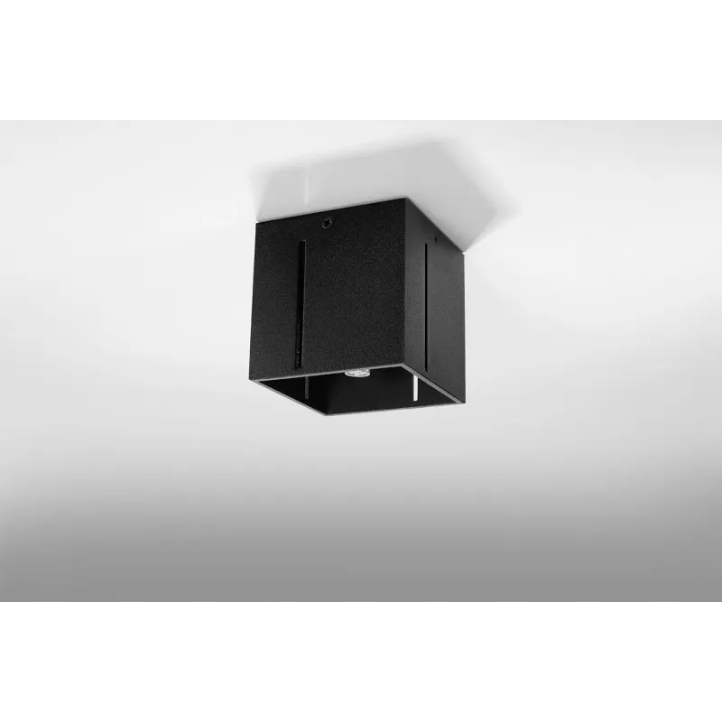 Plafonnier PIXAR, aluminium noir - Pas cher