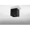 Plafonnier PIXAR, aluminium noir - Pas cher