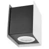 Applique STEREO 1, acier blanc/noir, GU10 - Pas cher